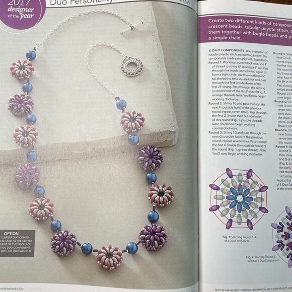 Beadwork Magazine Jewelry Crafting Book u Aug Sept 2017 Vol 20  No 5 - Picture 7 of 8